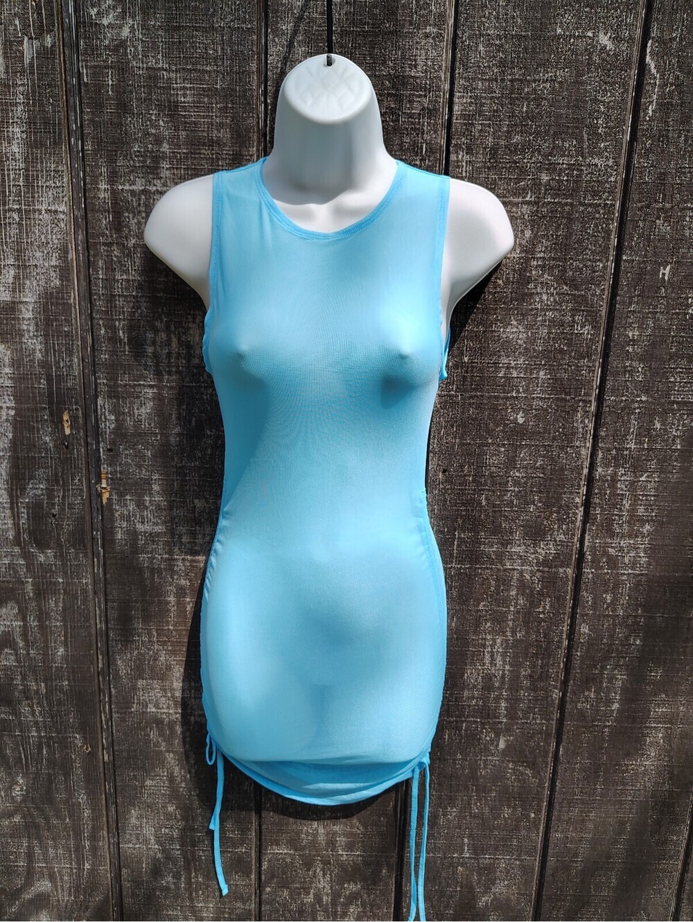 Wild Fable Sheer Blue Dress